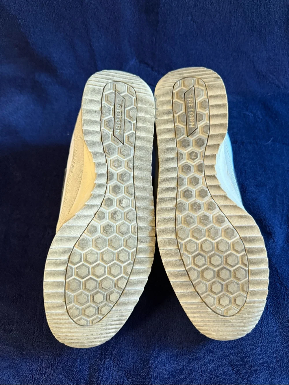Tretorn White and Navy Sneakers